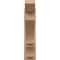 Ekena Millwork 6-in W x 22-in D x 26-in H Balboa Slat Rough Cedar Woodgrain TimberThane Outlooker, Primed Tan OUTUR060X22X26BOA24RCPR - alternate 4